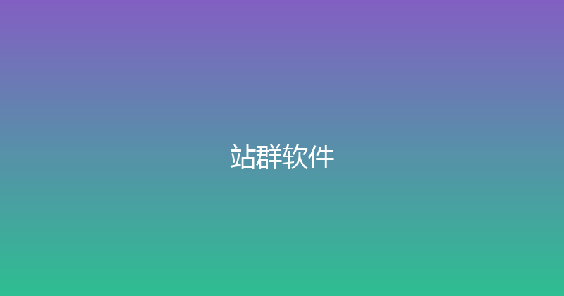 站群软件 封面图